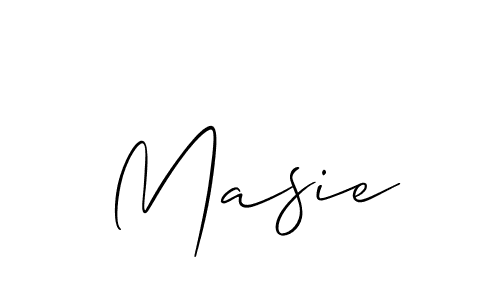 Also You can easily find your signature by using the search form. We will create Masie name handwritten signature images for you free of cost using Allison_Script sign style. Masie signature style 2 images and pictures png