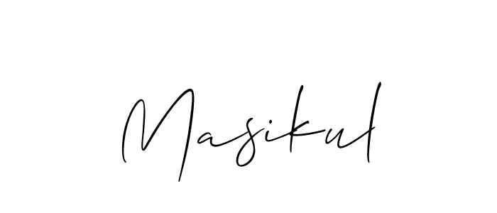 You can use this online signature creator to create a handwritten signature for the name Masikul. This is the best online autograph maker. Masikul signature style 2 images and pictures png