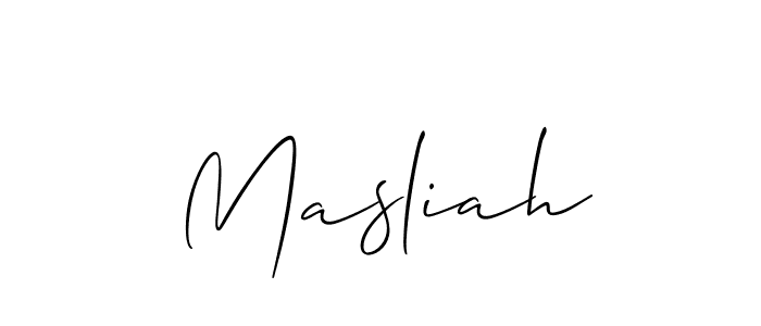 Once you've used our free online signature maker to create your best signature Allison_Script style, it's time to enjoy all of the benefits that Masliah name signing documents. Masliah signature style 2 images and pictures png