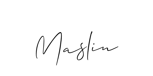 if you are searching for the best signature style for your name Maslin. so please give up your signature search. here we have designed multiple signature styles  using Allison_Script. Maslin signature style 2 images and pictures png
