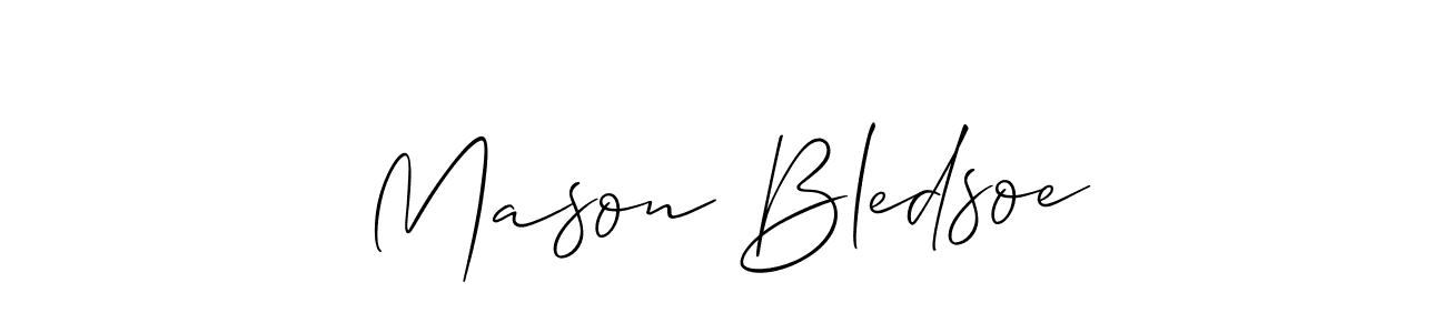 How to Draw Mason Bledsoe signature style? Allison_Script is a latest design signature styles for name Mason Bledsoe. Mason Bledsoe signature style 2 images and pictures png