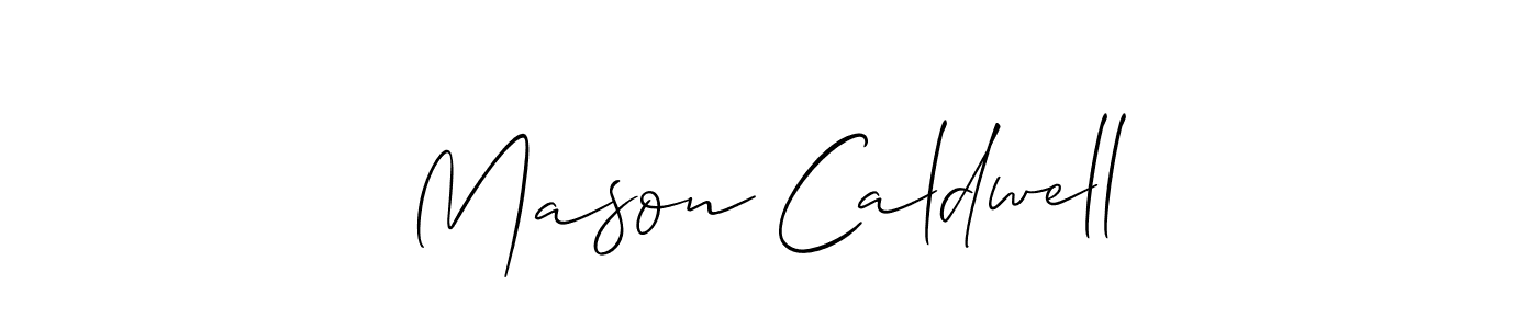 This is the best signature style for the Mason Caldwell name. Also you like these signature font (Allison_Script). Mix name signature. Mason Caldwell signature style 2 images and pictures png