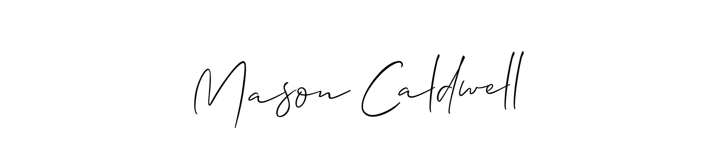 if you are searching for the best signature style for your name Mason Caldwell. so please give up your signature search. here we have designed multiple signature styles  using Allison_Script. Mason Caldwell signature style 2 images and pictures png