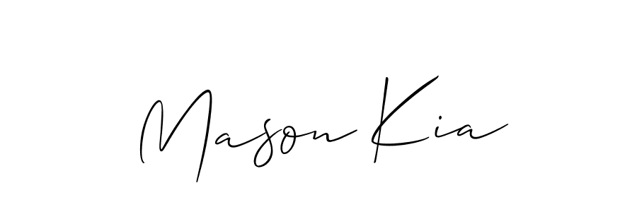 Check out images of Autograph of Mason Kia name. Actor Mason Kia Signature Style. Allison_Script is a professional sign style online. Mason Kia signature style 2 images and pictures png