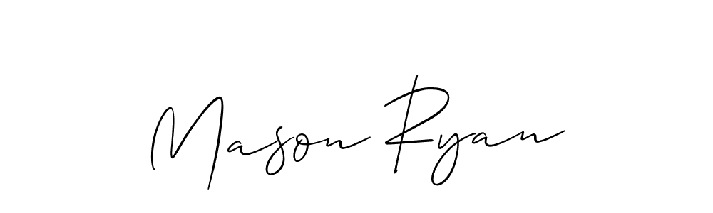 Make a short Mason Ryan signature style. Manage your documents anywhere anytime using Allison_Script. Create and add eSignatures, submit forms, share and send files easily. Mason Ryan signature style 2 images and pictures png