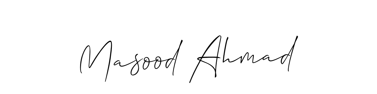 Make a beautiful signature design for name Masood Ahmad. Use this online signature maker to create a handwritten signature for free. Masood Ahmad signature style 2 images and pictures png