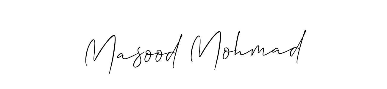 How to Draw Masood Mohmad signature style? Allison_Script is a latest design signature styles for name Masood Mohmad. Masood Mohmad signature style 2 images and pictures png