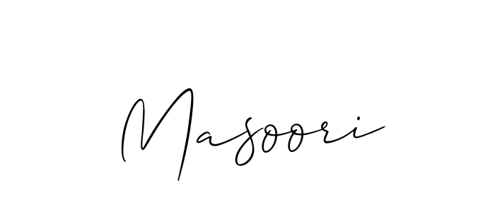 You should practise on your own different ways (Allison_Script) to write your name (Masoori) in signature. don't let someone else do it for you. Masoori signature style 2 images and pictures png