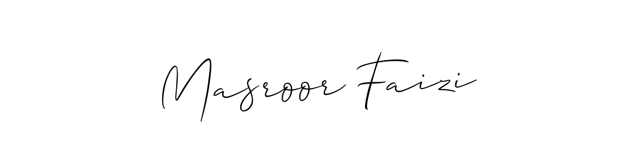 Check out images of Autograph of Masroor Faizi name. Actor Masroor Faizi Signature Style. Allison_Script is a professional sign style online. Masroor Faizi signature style 2 images and pictures png