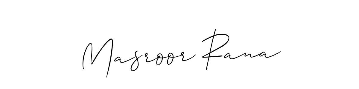 This is the best signature style for the Masroor Rana name. Also you like these signature font (Allison_Script). Mix name signature. Masroor Rana signature style 2 images and pictures png
