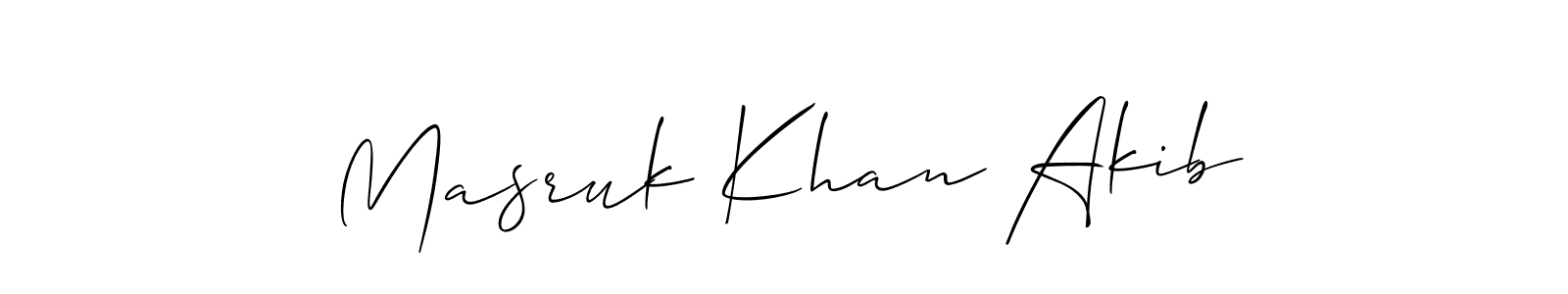 Check out images of Autograph of Masruk Khan Akib name. Actor Masruk Khan Akib Signature Style. Allison_Script is a professional sign style online. Masruk Khan Akib signature style 2 images and pictures png