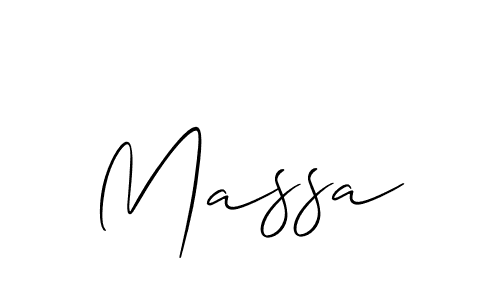 Similarly Allison_Script is the best handwritten signature design. Signature creator online .You can use it as an online autograph creator for name Massa. Massa signature style 2 images and pictures png