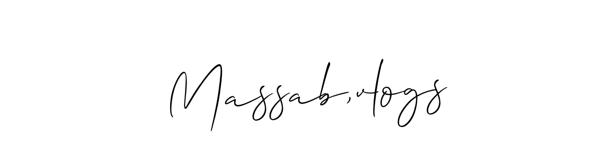 Here are the top 10 professional signature styles for the name Massab,vlogs. These are the best autograph styles you can use for your name. Massab,vlogs signature style 2 images and pictures png