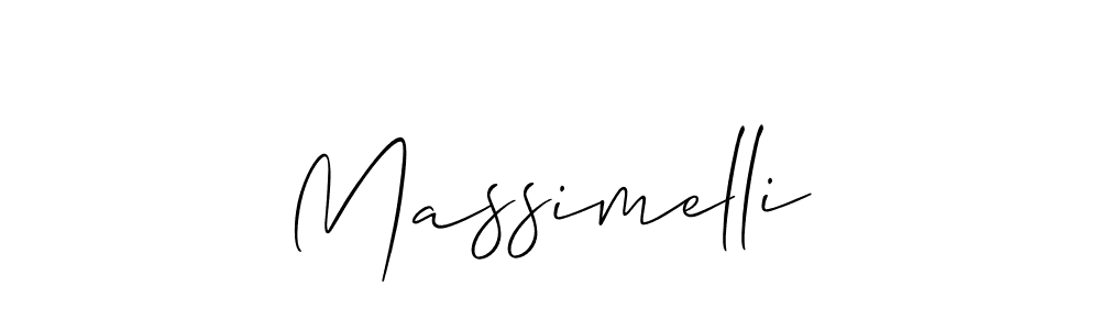 Best and Professional Signature Style for Massimelli. Allison_Script Best Signature Style Collection. Massimelli signature style 2 images and pictures png