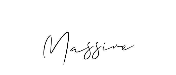 Also You can easily find your signature by using the search form. We will create Massive name handwritten signature images for you free of cost using Allison_Script sign style. Massive signature style 2 images and pictures png