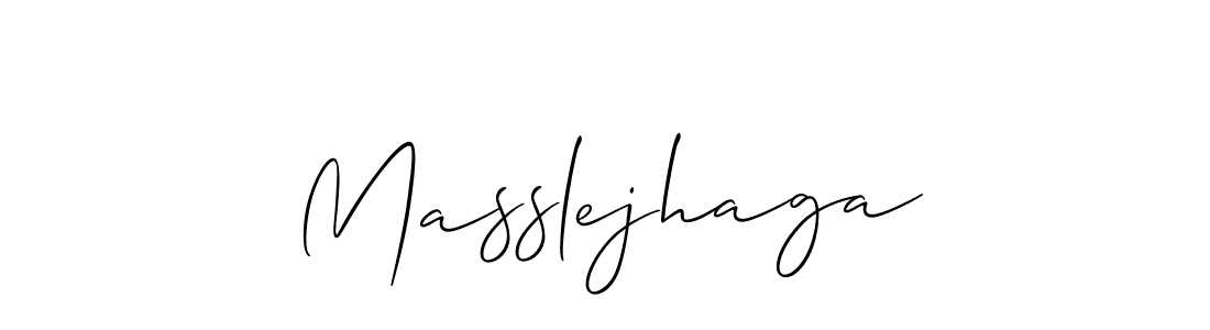 Make a beautiful signature design for name Masslejhaga. Use this online signature maker to create a handwritten signature for free. Masslejhaga signature style 2 images and pictures png