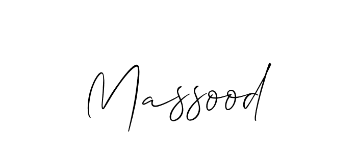 Also we have Massood name is the best signature style. Create professional handwritten signature collection using Allison_Script autograph style. Massood signature style 2 images and pictures png