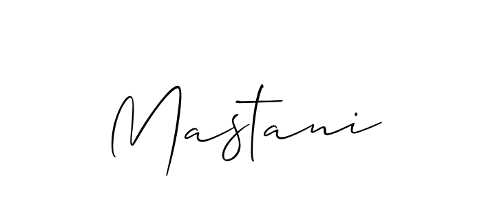 Allison_Script is a professional signature style that is perfect for those who want to add a touch of class to their signature. It is also a great choice for those who want to make their signature more unique. Get Mastani name to fancy signature for free. Mastani signature style 2 images and pictures png