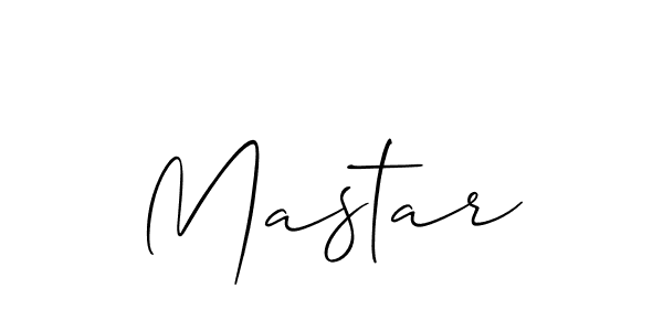 Use a signature maker to create a handwritten signature online. With this signature software, you can design (Allison_Script) your own signature for name Mastar. Mastar signature style 2 images and pictures png