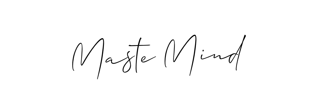 Similarly Allison_Script is the best handwritten signature design. Signature creator online .You can use it as an online autograph creator for name Maste Mind. Maste Mind signature style 2 images and pictures png