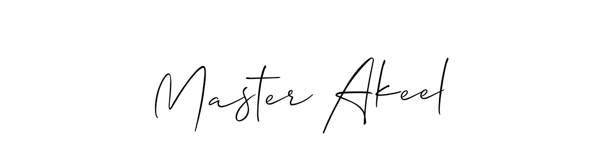 Master Akeel stylish signature style. Best Handwritten Sign (Allison_Script) for my name. Handwritten Signature Collection Ideas for my name Master Akeel. Master Akeel signature style 2 images and pictures png