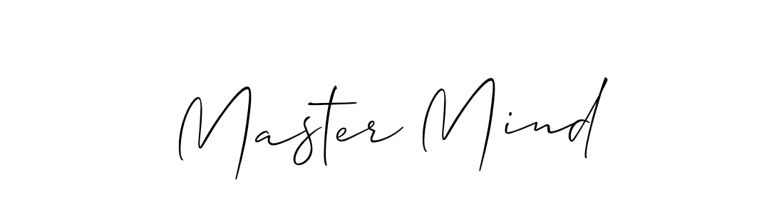 The best way (Allison_Script) to make a short signature is to pick only two or three words in your name. The name Master Mind include a total of six letters. For converting this name. Master Mind signature style 2 images and pictures png