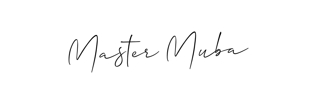 How to Draw Master Muba signature style? Allison_Script is a latest design signature styles for name Master Muba. Master Muba signature style 2 images and pictures png