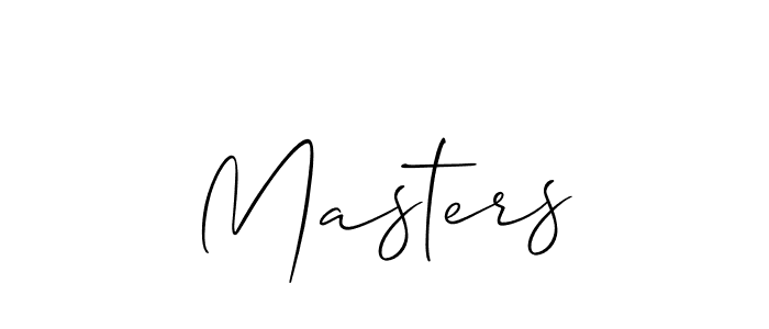 Make a beautiful signature design for name Masters. Use this online signature maker to create a handwritten signature for free. Masters signature style 2 images and pictures png