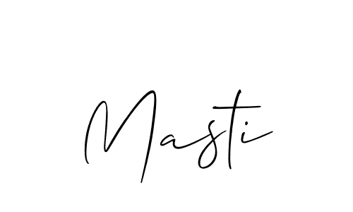 Also we have Masti name is the best signature style. Create professional handwritten signature collection using Allison_Script autograph style. Masti signature style 2 images and pictures png