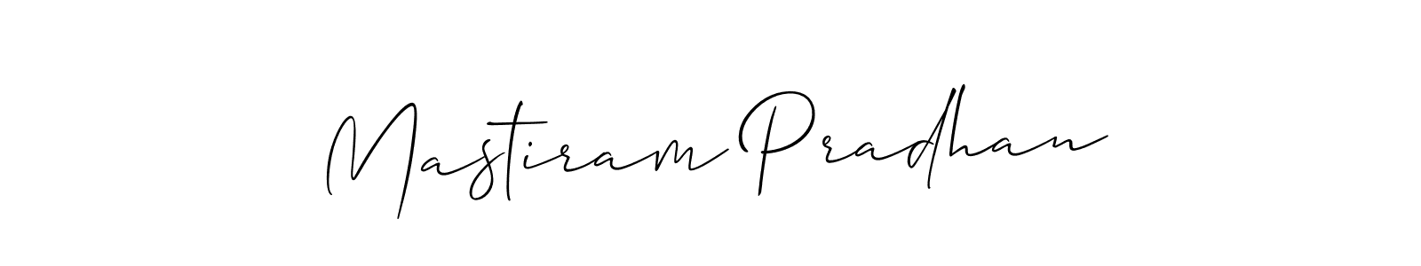 Also You can easily find your signature by using the search form. We will create Mastiram Pradhan name handwritten signature images for you free of cost using Allison_Script sign style. Mastiram Pradhan signature style 2 images and pictures png