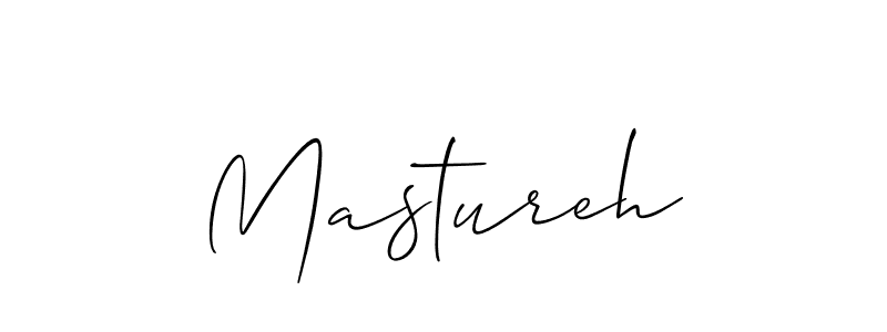 How to Draw Mastureh signature style? Allison_Script is a latest design signature styles for name Mastureh. Mastureh signature style 2 images and pictures png