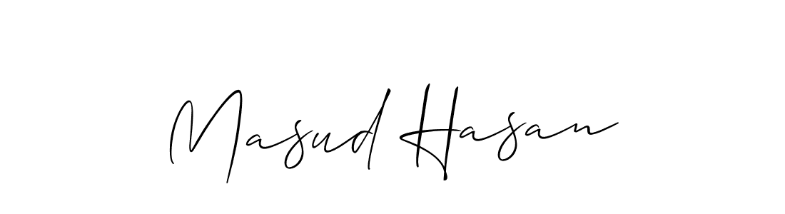 Masud Hasan stylish signature style. Best Handwritten Sign (Allison_Script) for my name. Handwritten Signature Collection Ideas for my name Masud Hasan. Masud Hasan signature style 2 images and pictures png