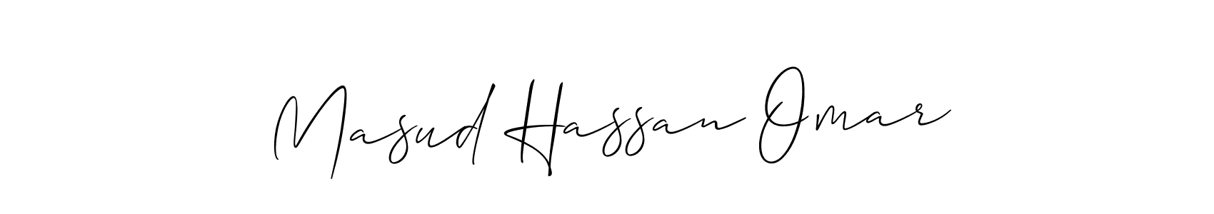 Similarly Allison_Script is the best handwritten signature design. Signature creator online .You can use it as an online autograph creator for name Masud Hassan Omar. Masud Hassan Omar signature style 2 images and pictures png