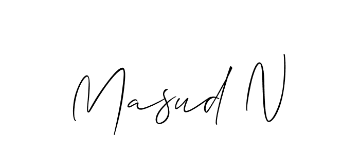 Make a short Masud N signature style. Manage your documents anywhere anytime using Allison_Script. Create and add eSignatures, submit forms, share and send files easily. Masud N signature style 2 images and pictures png