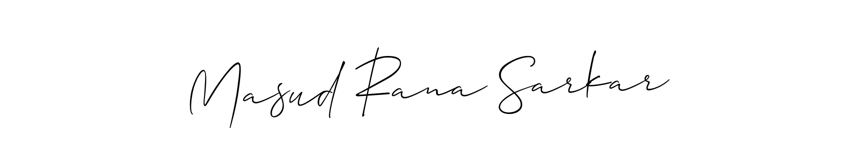 How to make Masud Rana Sarkar signature? Allison_Script is a professional autograph style. Create handwritten signature for Masud Rana Sarkar name. Masud Rana Sarkar signature style 2 images and pictures png