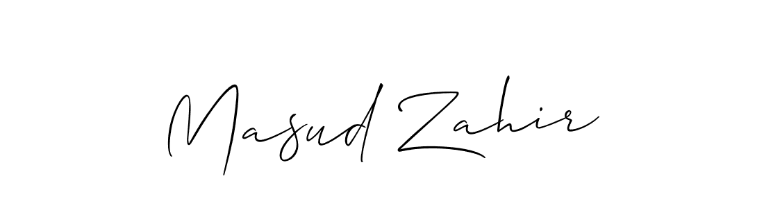 Allison_Script is a professional signature style that is perfect for those who want to add a touch of class to their signature. It is also a great choice for those who want to make their signature more unique. Get Masud Zahir name to fancy signature for free. Masud Zahir signature style 2 images and pictures png