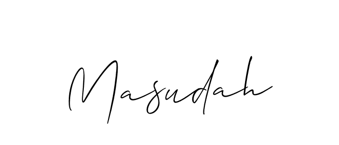 Make a beautiful signature design for name Masudah. Use this online signature maker to create a handwritten signature for free. Masudah signature style 2 images and pictures png