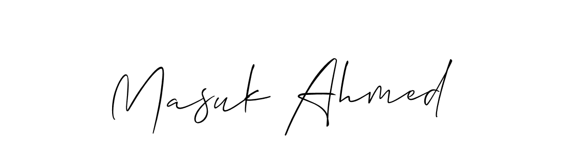 Similarly Allison_Script is the best handwritten signature design. Signature creator online .You can use it as an online autograph creator for name Masuk Ahmed. Masuk Ahmed signature style 2 images and pictures png