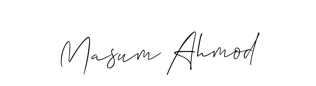 if you are searching for the best signature style for your name Masum Ahmod. so please give up your signature search. here we have designed multiple signature styles  using Allison_Script. Masum Ahmod signature style 2 images and pictures png