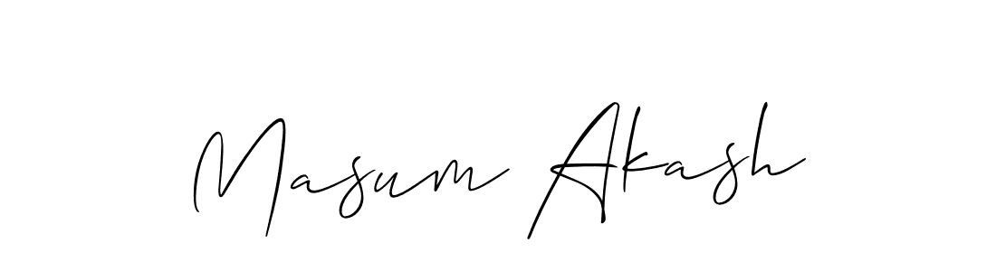 Similarly Allison_Script is the best handwritten signature design. Signature creator online .You can use it as an online autograph creator for name Masum Akash. Masum Akash signature style 2 images and pictures png