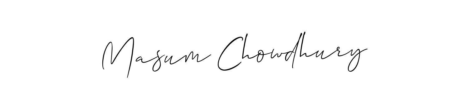 You can use this online signature creator to create a handwritten signature for the name Masum Chowdhury. This is the best online autograph maker. Masum Chowdhury signature style 2 images and pictures png