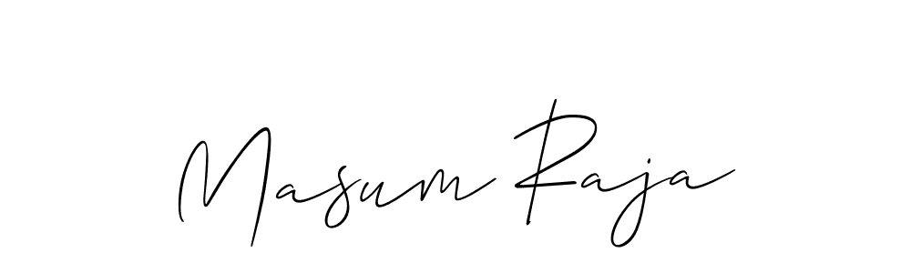 Allison_Script is a professional signature style that is perfect for those who want to add a touch of class to their signature. It is also a great choice for those who want to make their signature more unique. Get Masum Raja name to fancy signature for free. Masum Raja signature style 2 images and pictures png