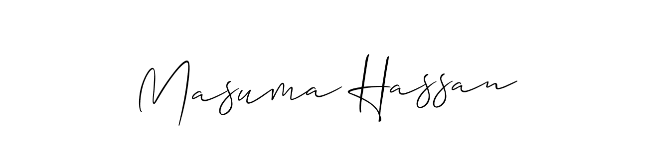 You can use this online signature creator to create a handwritten signature for the name Masuma Hassan. This is the best online autograph maker. Masuma Hassan signature style 2 images and pictures png
