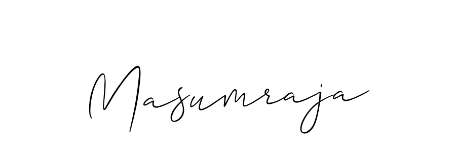 Make a beautiful signature design for name Masumraja. With this signature (Allison_Script) style, you can create a handwritten signature for free. Masumraja signature style 2 images and pictures png