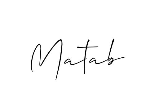 Check out images of Autograph of Matab name. Actor Matab Signature Style. Allison_Script is a professional sign style online. Matab signature style 2 images and pictures png