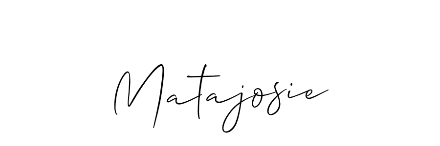 if you are searching for the best signature style for your name Matajosie. so please give up your signature search. here we have designed multiple signature styles  using Allison_Script. Matajosie signature style 2 images and pictures png