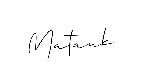 How to Draw Matank signature style? Allison_Script is a latest design signature styles for name Matank. Matank signature style 2 images and pictures png