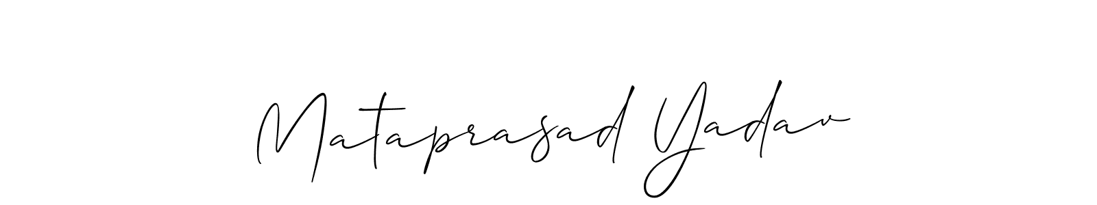 How to Draw Mataprasad Yadav signature style? Allison_Script is a latest design signature styles for name Mataprasad Yadav. Mataprasad Yadav signature style 2 images and pictures png