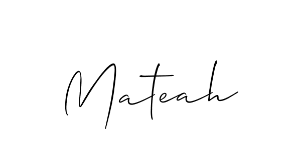 You should practise on your own different ways (Allison_Script) to write your name (Mateah) in signature. don't let someone else do it for you. Mateah signature style 2 images and pictures png