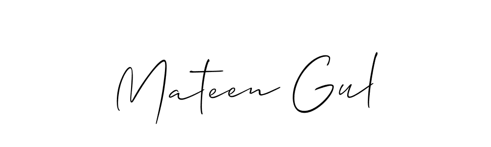 Also You can easily find your signature by using the search form. We will create Mateen Gul name handwritten signature images for you free of cost using Allison_Script sign style. Mateen Gul signature style 2 images and pictures png